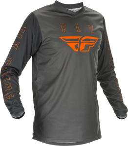 Vyriški MX marškinėliai FLY RACING F-16 colour grey/orange