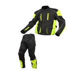 Unisex tekstilinė dviejų dalių apranga spalva juoda / geltona