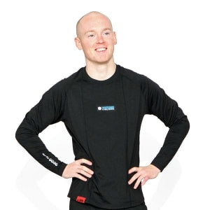 Vyriški termoaktyvūs marškinėliai OXFORD LAYERS WARM DRY MEN'S TOP spalva juoda