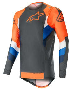 Vyriški MX marškinėliai ALPINESTARS MX SUPERTECH spalva fluorescentinis/juoda/oranžinė