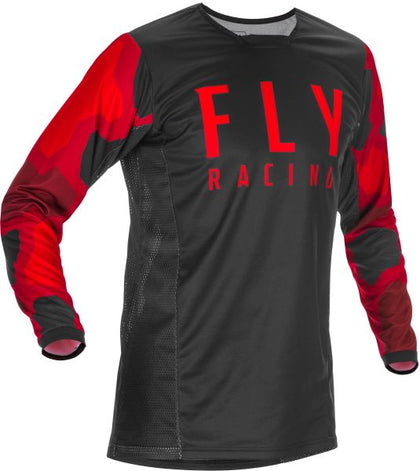 Vyriški MX marškinėliai FLY RACING KINETIC K221 colour black/red