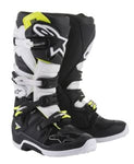 Vyriški MX batai TECH 7 ALPINESTARS MX spalva balta/fluorosensinė/geltona/juoda