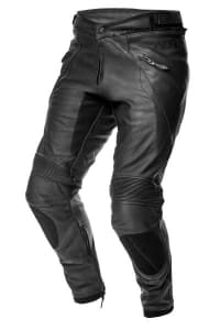 Vyriškos odinės kelnės ADRENALINE SYMETRIC PPE Sportiniai spalva juoda